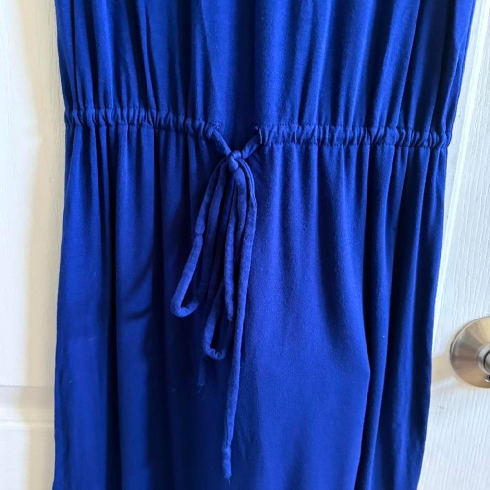 Casual Blue The Limited Midi Dress with Mesh Back and‎ Cinch Waist - Picture 5 of 8